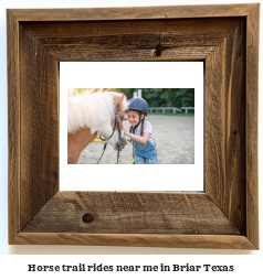 horse trail rides near me in Briar, Texas